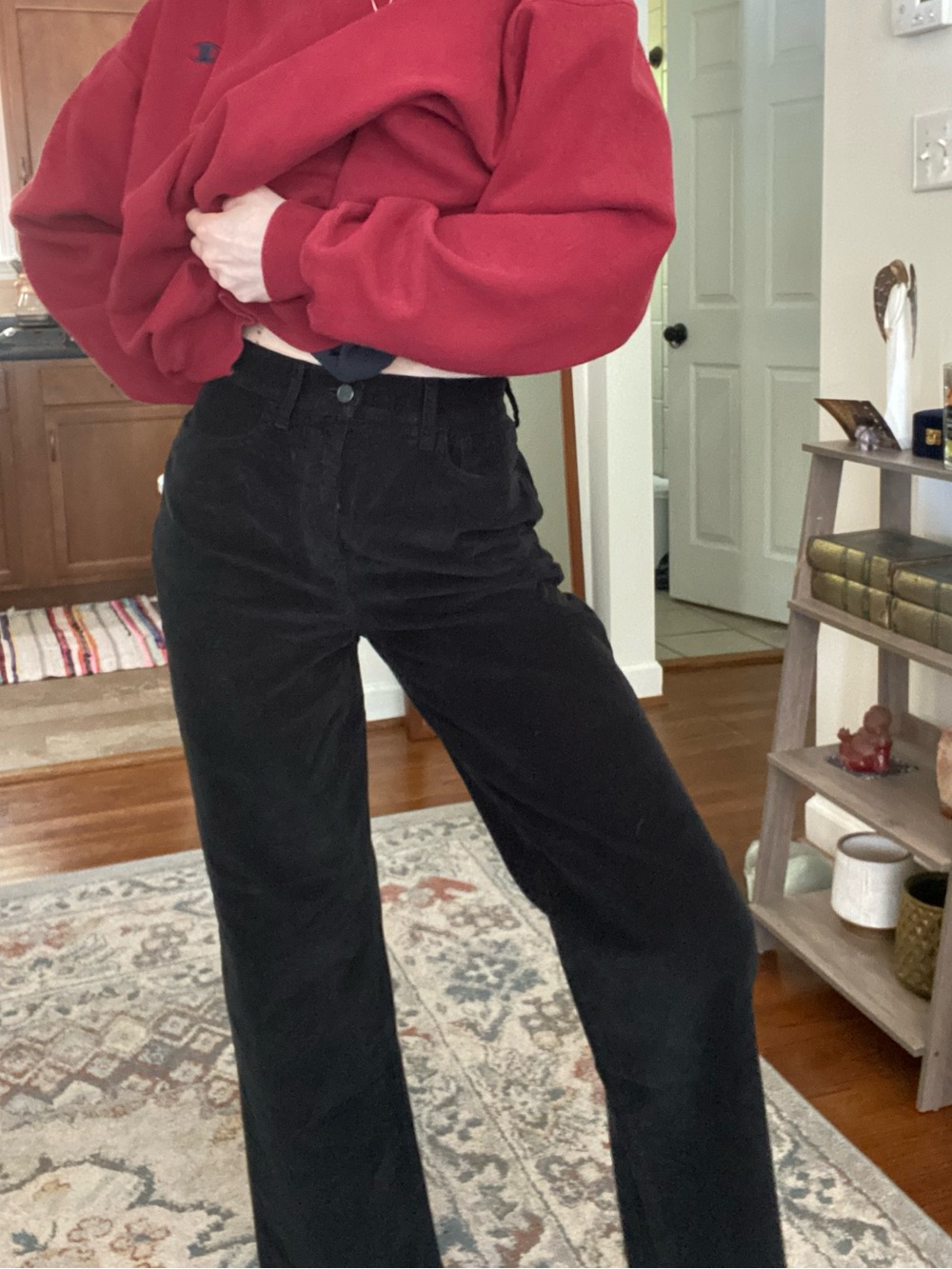 J. Crew Black Corduroy Pants
